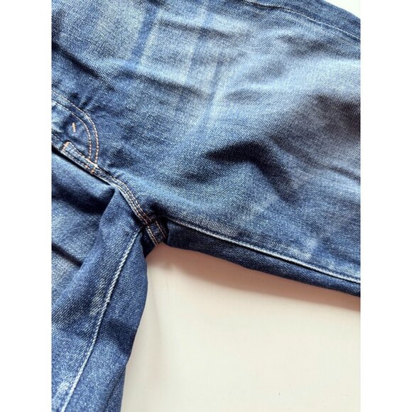 MOTHER The Tomcat Roller Chew The Sweetest Treat Cropped Wide Leg Jeans, Size 23 - Picture 5 of 15